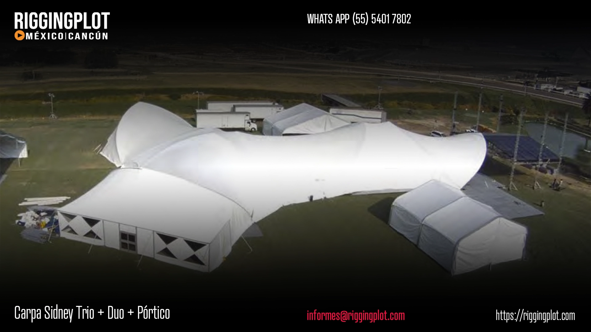 ficha tecnica carpa sidney trio riggingplot MÉRIDA