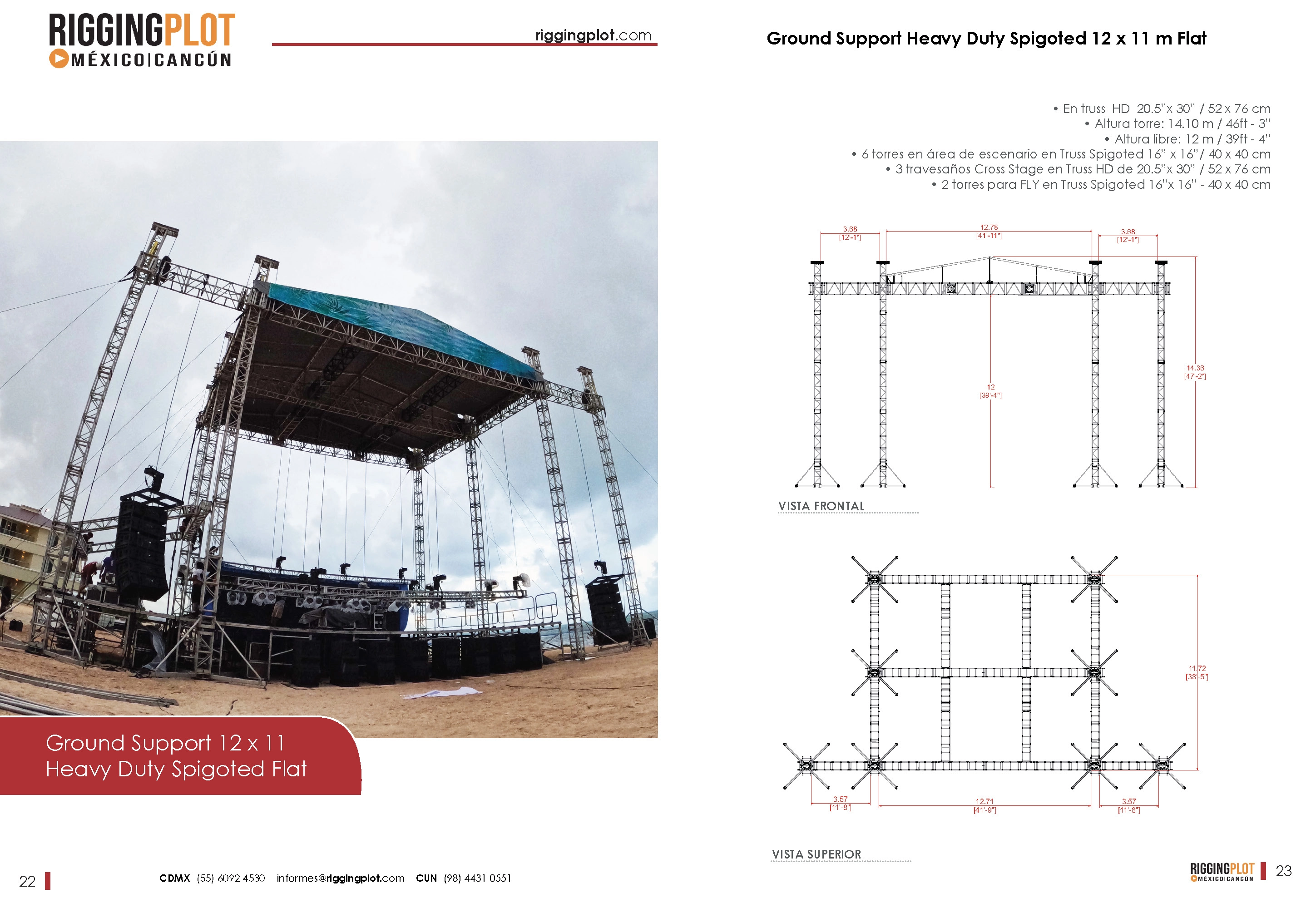 ficha técnica ground support whd 15x16mts riggingplot méxico