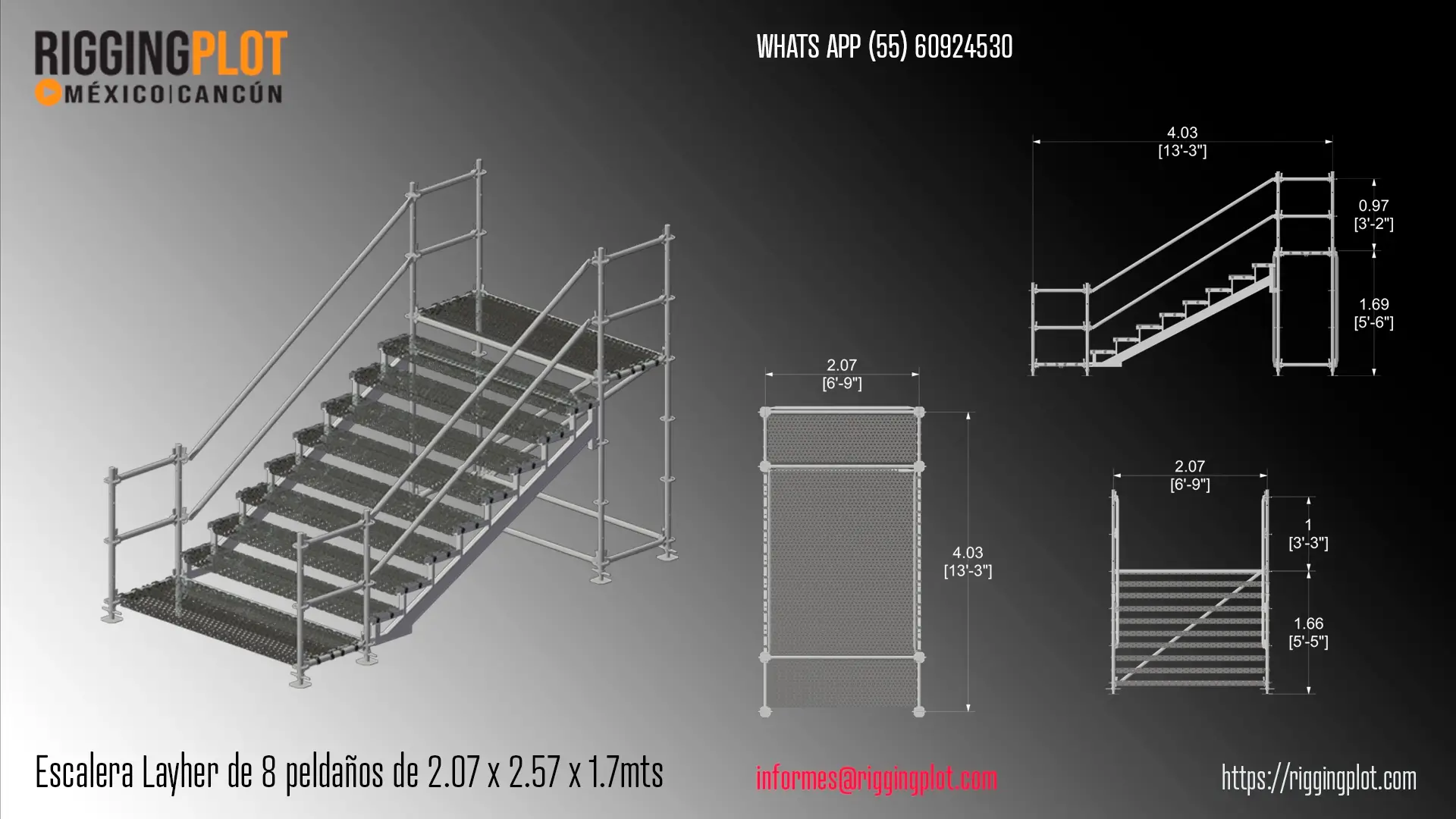 ficha técnica ground support whd 15x16mts riggingplot MÉRIDA