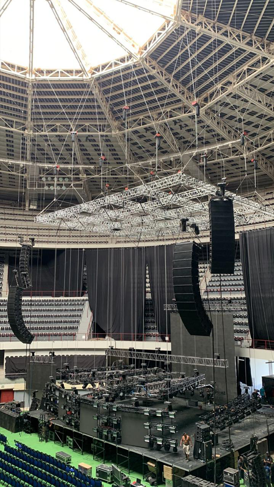 diseños en trusses para festivales en riviera maya